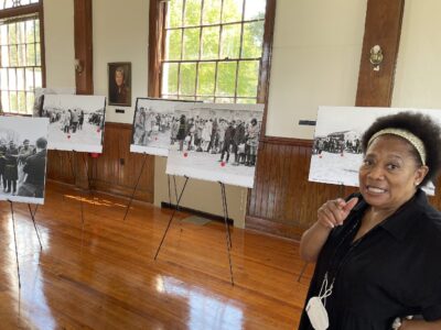 Mary Cosby Moore of Marion talks about the significance of the project to identify local ‘Foot Soldiers’ in some never-before-seen images from the Bloody Sunday protests. The photos are on display in Marion now through August 24