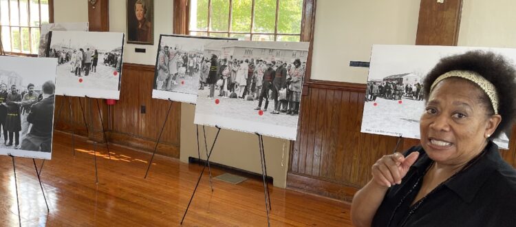 Mary Cosby Moore of Marion talks about the significance of the project to identify local ‘Foot Soldiers’ in some never-before-seen images from the Bloody Sunday protests. The photos are on display in Marion now through August 24