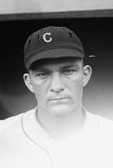 Riggs Stephenson in his 1924 Chicago Cubs team photo.
