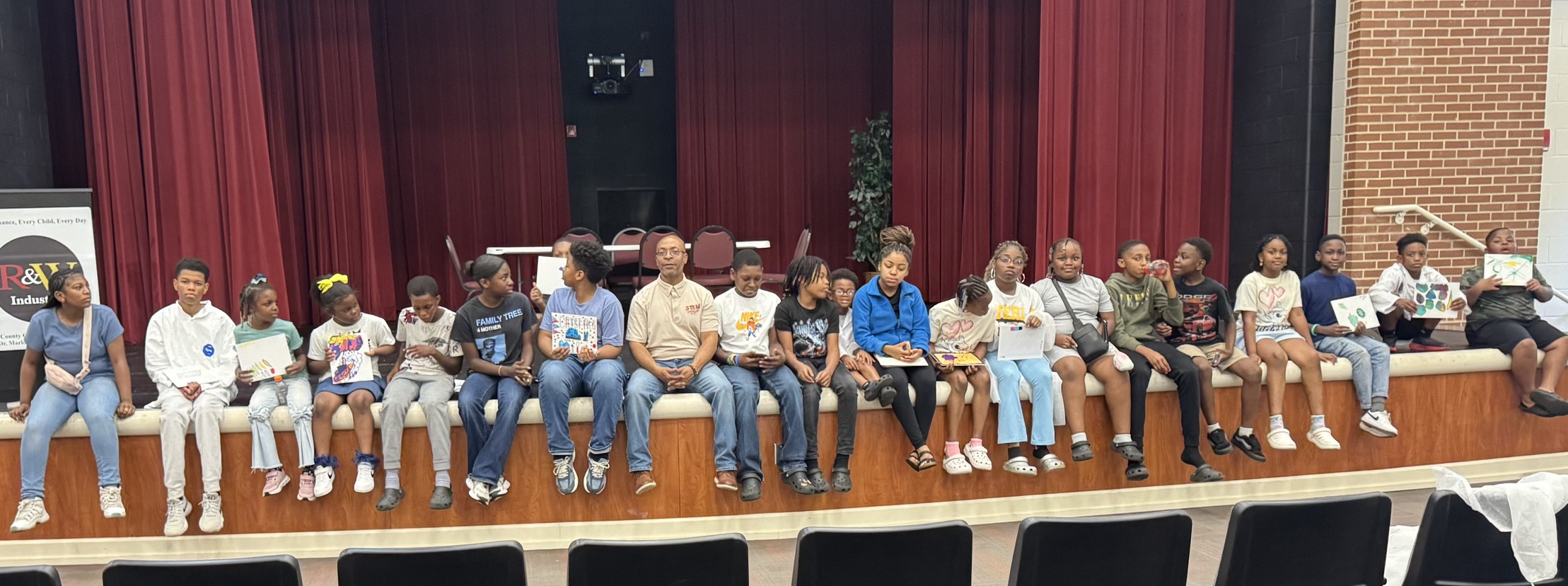 Scholars in Woods Promise Inc.'s Planting Seeds in the Black Belt program at the Hale County College and Career Academy.